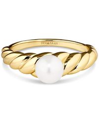 DEVATA - Freshwater Pearl On Rope Ring - Lyst