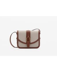Mango - Flap Crossbody Bag - Lyst