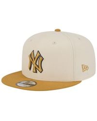 KTZ - Light Beige/khaki New York Yankees 2-tone Color Pack 9fifty Snapback Hat - Lyst