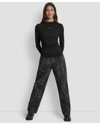 DKNY - Embellished Pull-on Top - Lyst
