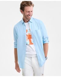 Club Room - Solid Stretch Oxford Cotton Shirt - Lyst