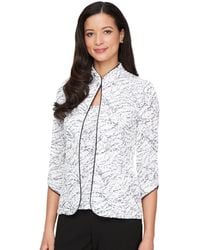 Alex Evenings - Printed Jacket And Top Set - Lyst