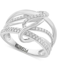 Effy - Effy Diamond Multirow Crossover Ring (1/2 Ct. T.w. - Lyst