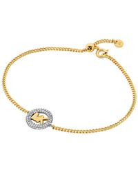Michael Kors - Pave Logo Bracelet - Lyst