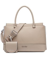 Calvin Klein - Bianca Triple Compartment Convertible Satchel - Lyst