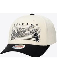 Mitchell & Ness - And Chicago White Sox Retro Lines Stretch Snapback Hat - Lyst