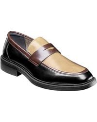 Stacy Adams - Everett Moc-toe Penny Loafers - Lyst