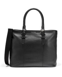 Cole Haan - Leather Triboro Tote Bag - Lyst