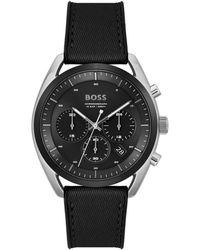 BOSS by HUGO BOSS 1513718 Velocity Athleisure Silicone Watch in White for  Men | Lyst