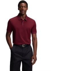 BOSS - Boss By Mercerised-cotton Polo Shirt - Lyst