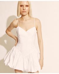 Bardot - Lissett Cotton Bubble-hem Mini Dress - Lyst