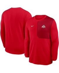 Nike - San Francisco 49ers Sideline Coach Uv Performance Long Sleeve T-shirt - Lyst