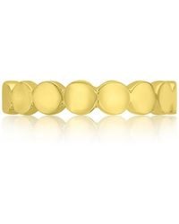 Roxy - Waterproof Yellow Discs Band Ring - Lyst