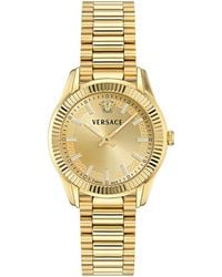Versace - Apodis Two-tone Stainless Steel Bracelet Watch 34mm - Lyst