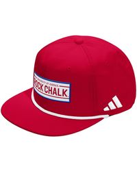 adidas - And Kansas Jayhawks Locker Room Rope Adjustable Hat - Lyst