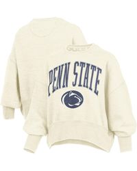 Pressbox - Penn State Nittany Lions Oversized Waist-length Crewneck Sweatshirt - Lyst