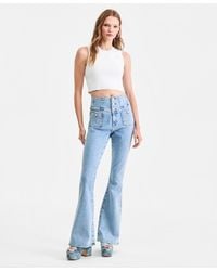Guess - Kaira High-rise Flared Jeans - Lyst