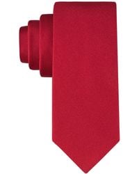 Calvin Klein - Silver-spun Solid Tie - Lyst