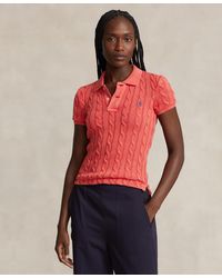 Polo Ralph Lauren - Cable-knit Polo Shirt - Lyst