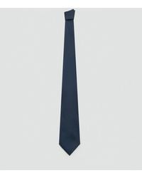 Mango - Plain Silk Tie - Lyst