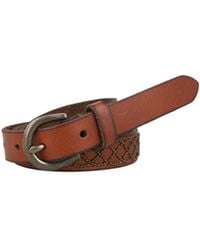 Frye - 18mm Micro Stud Leather Belt - Lyst