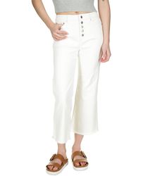 Michael Kors - Michael Button-fly Cropped Flared Jeans - Lyst