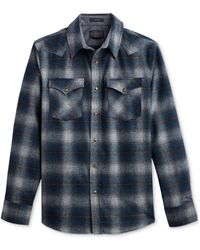 Pendleton - Canyon Plaid Button-down Wool Western Shirt - Lyst