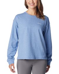 Columbia - North Cascades Branded Long-sleeve Crewneck Cotton Top - Lyst