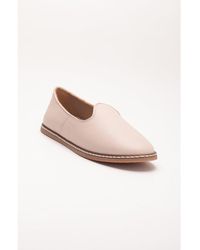 Epilogue Shoes - Dalya Leather Slip On Flats () - Lyst