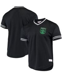 Mitchell & Ness Oakland Raiders Special Script Mesh V-neck Top in Black for  Men