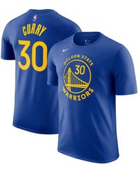 Nike - Klay Thompson Golden State Warriors Icon 2022/23 Name And Number Performance T-shirt - Lyst