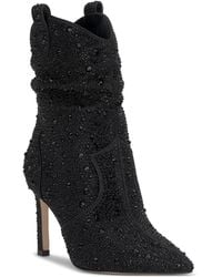 Jessica Simpson - Evgena Stiletto Western Booties - Lyst