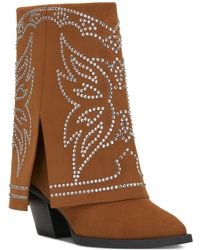 INC International Concepts - Jadiza Fold-over Cuffed Cowboy Boots - Lyst