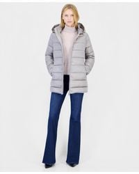 Cece - Short Hooded Packable Coat - Lyst