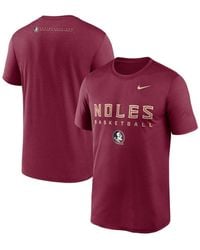 Nike - Florida State Seminoles 2025 Courtside Basketball Legend Dri-fit T-shirt - Lyst