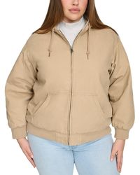 Levi's - Plus Size Quilted Lined Hooded Bomber Jacket - Lyst