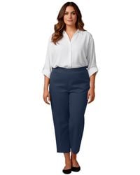 Avenue - Super-stretch Straight Ankle Pull-on Pant - Lyst
