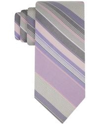 Calvin Klein - Fabre Stripe Pattern Tie - Lyst