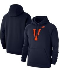 Nike - Virginia Cavaliers Vintage Arch Block Wordmark Club Fleece Pullover Hoodie - Lyst