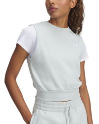 Under Armour - Ua Rival Fleece Sleeveless Top - Lyst
