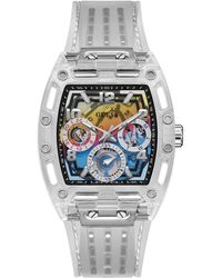 Guess - Silicone Multi-function Watch 44mm - Lyst