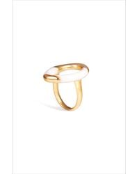 Retro Chic - Time Ripples Round Ring - Lyst