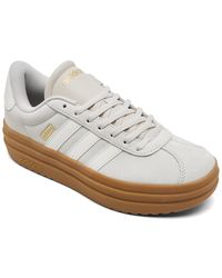 adidas - Vl Court Bold Platform Casual Sneakers From Finish Line - Lyst