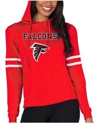 Concepts Sport - Atlanta Falcons Marathon Lightweight Lounge Pullover Hoodie - Lyst