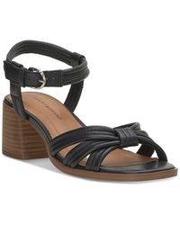 Lucky Brand - Jolenne Adjustable Strap Block-heel Sandals - Lyst