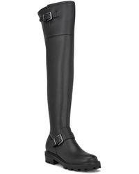 Nine West - Nans Lug Sole Casual Over The Knee Boots - Lyst
