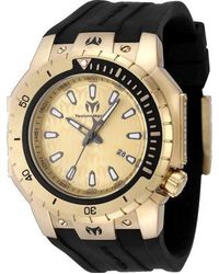 TechnoMarine - 's Tm-224010 Manta Sea Quartz 3 Hand Gold Dial Watch - Lyst