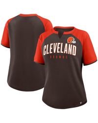 Fanatics - Brown/orange Cleveland Browns Height Advantage T-shirt - Lyst
