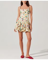 Astr - Keyla Bubble-hem Minidress - Lyst
