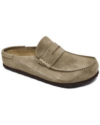 Birkenstock - Naples Wrapped Suede Casual Clogs From Finish Line - Lyst